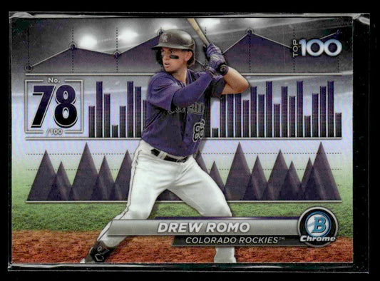 2024 Bowman #BTP-78 Drew Romo Bowman Scouts' Top 100