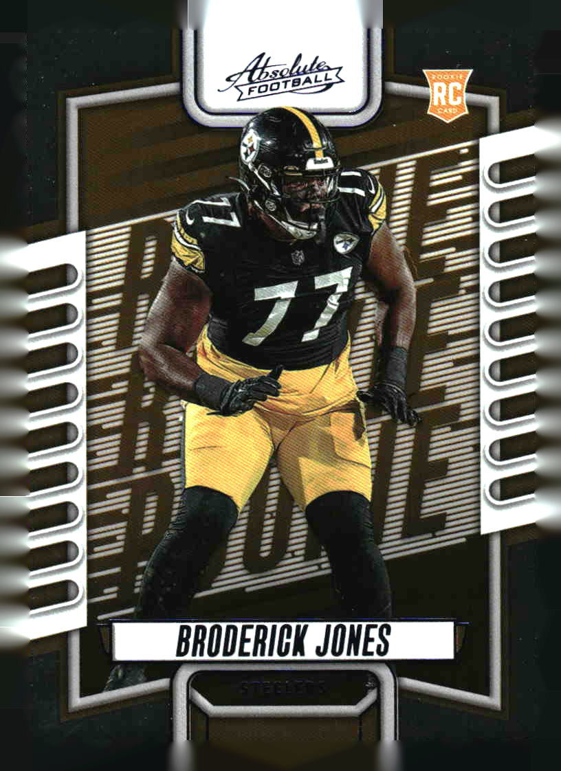 2023 Panini Absolute #151 Broderick Jones Blue