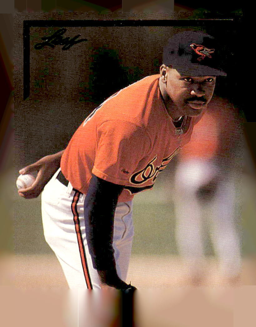 1991 Leaf #BC6 Arthur Rhodes Gold Rookies