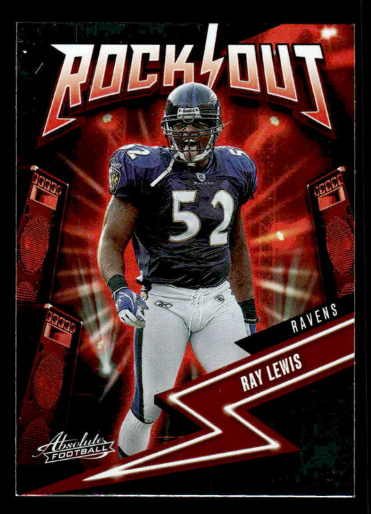 2023 Panini Absolute #16 Ray Lewis Rock Out