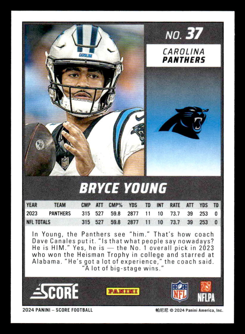 2024 Score #37 Bryce Young