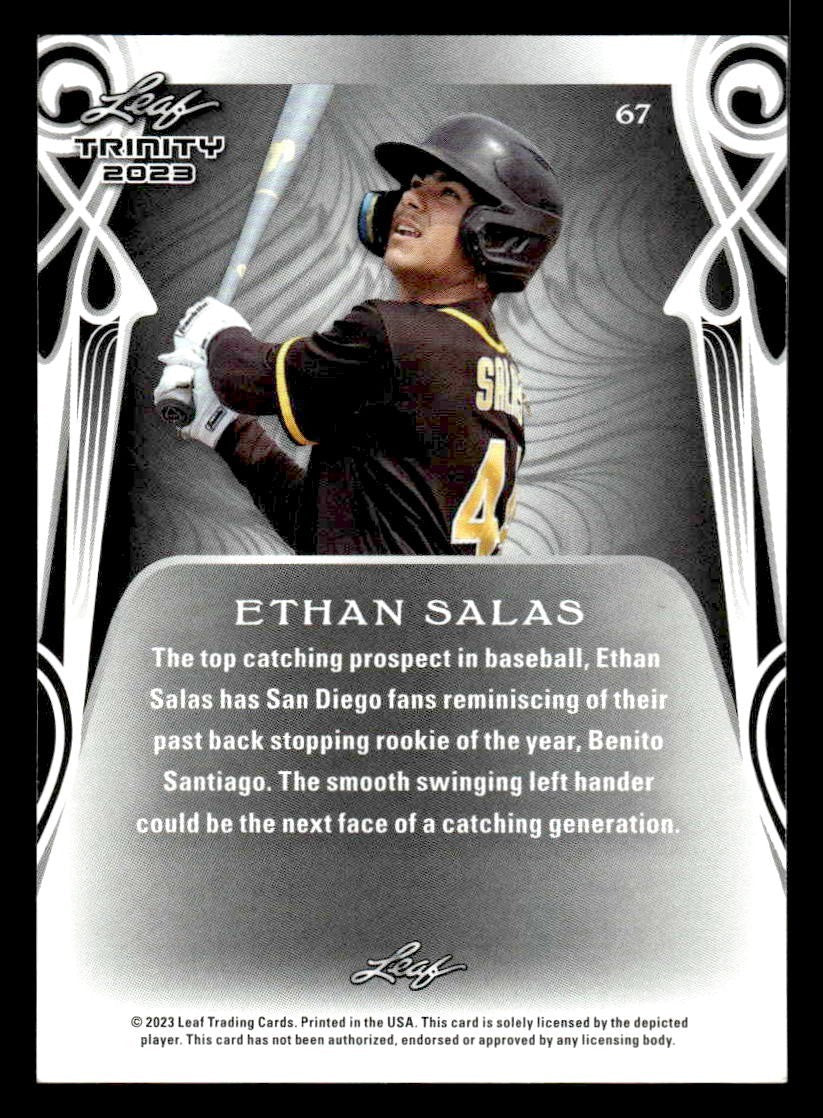 2023 Leaf Trinity #67 Ethan Salas