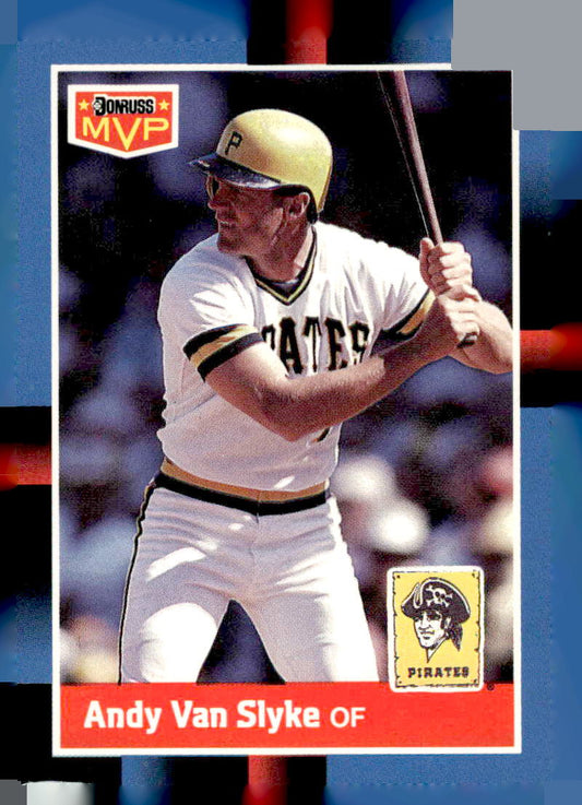 1988 Donruss #BC-8 Andy Van Slyke Bonus MVPs