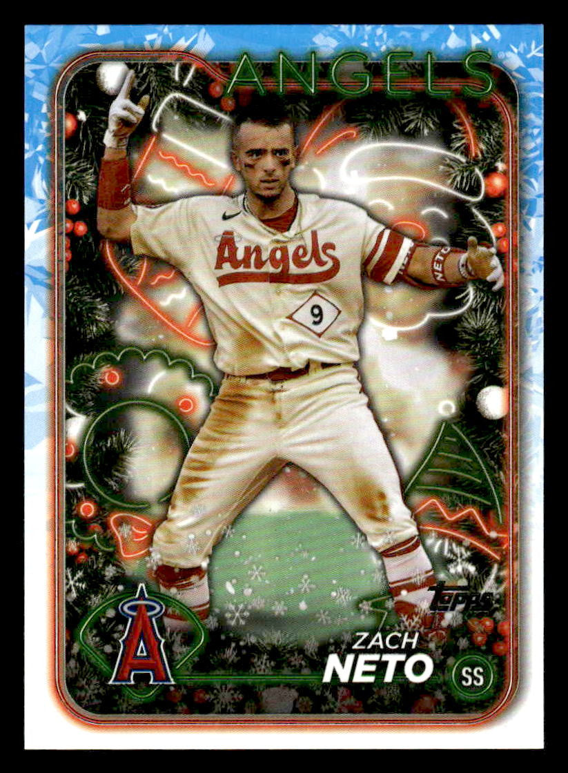 2024 Topps Holiday #H157 Zach Neto