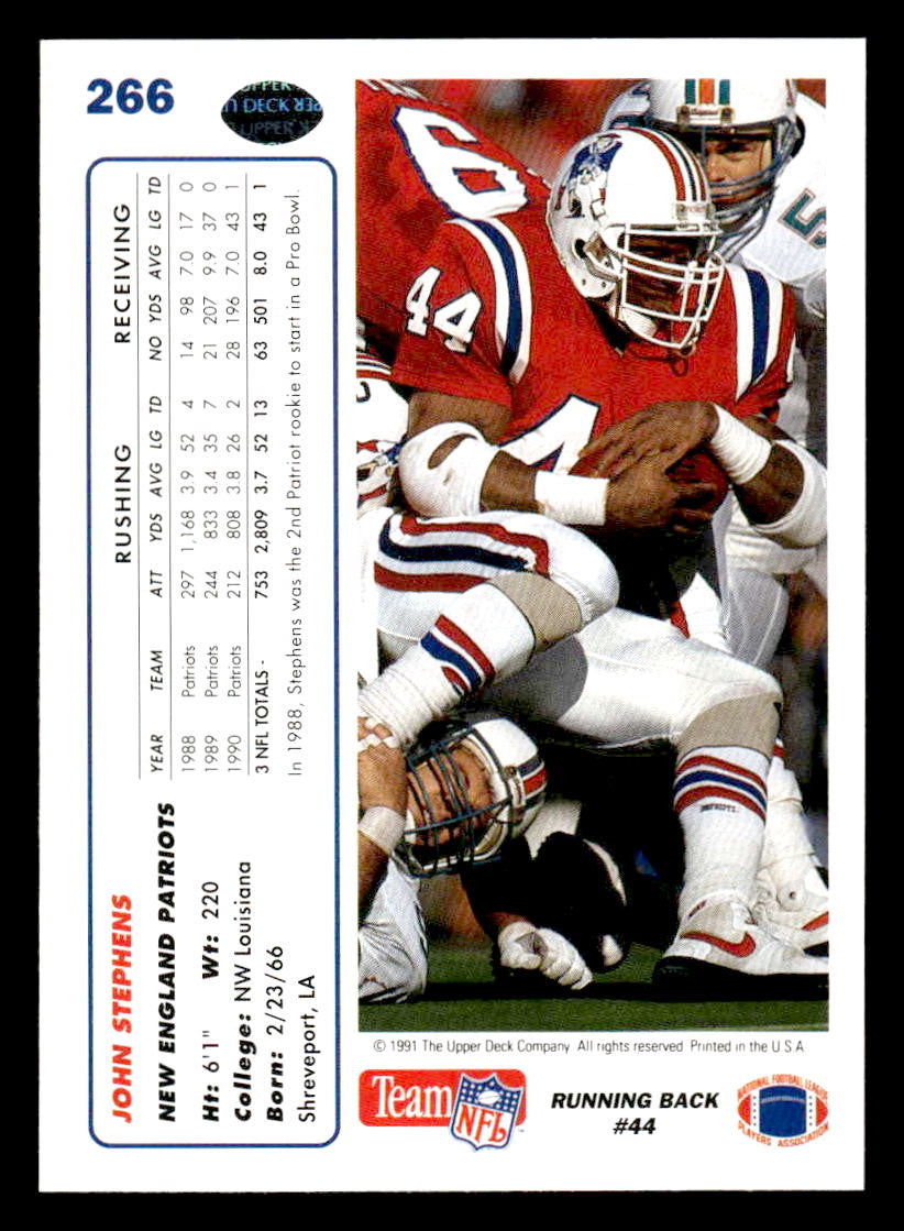 1991 Upper Deck #266 John Stephens