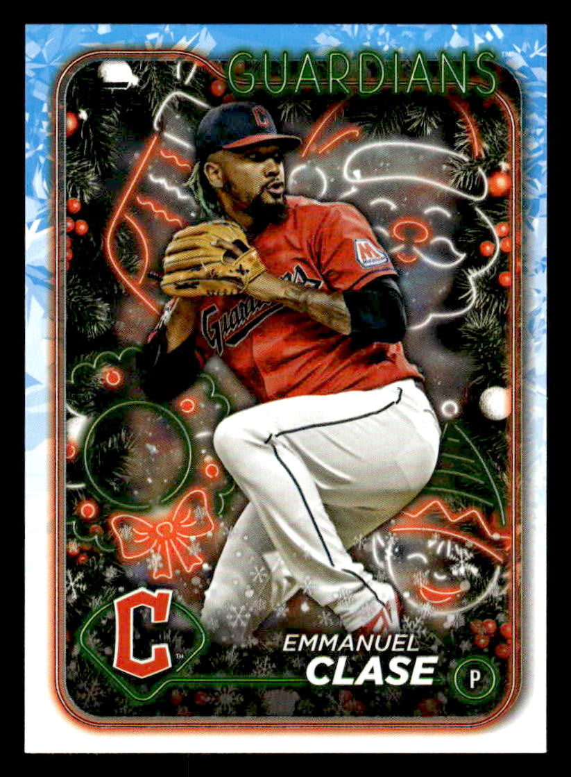 2024 Topps Holiday #H10 Emmanuel Clase