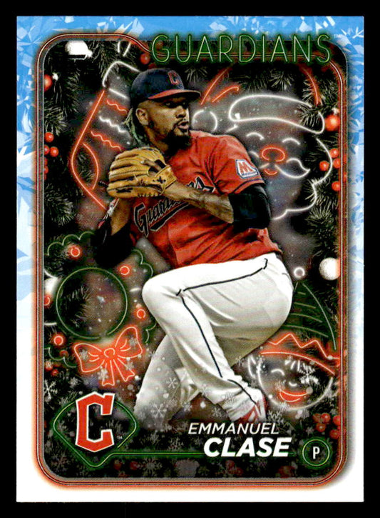 2024 Topps Holiday #H10 Emmanuel Clase