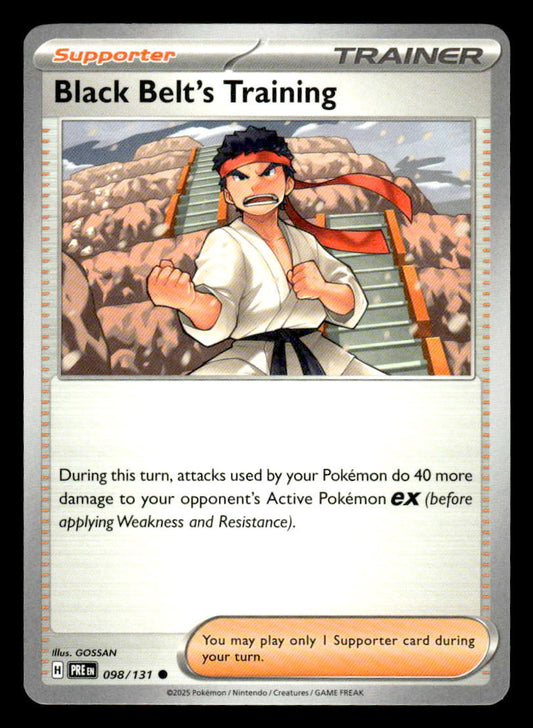 SV: Prismatic Evolutions #098/131 Black Belt's Training Common