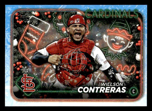2024 Topps Holiday #H81 Willson Contreras