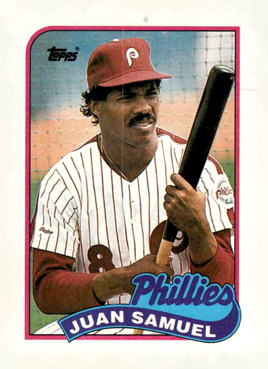 1989 Topps #575 Juan Samuel