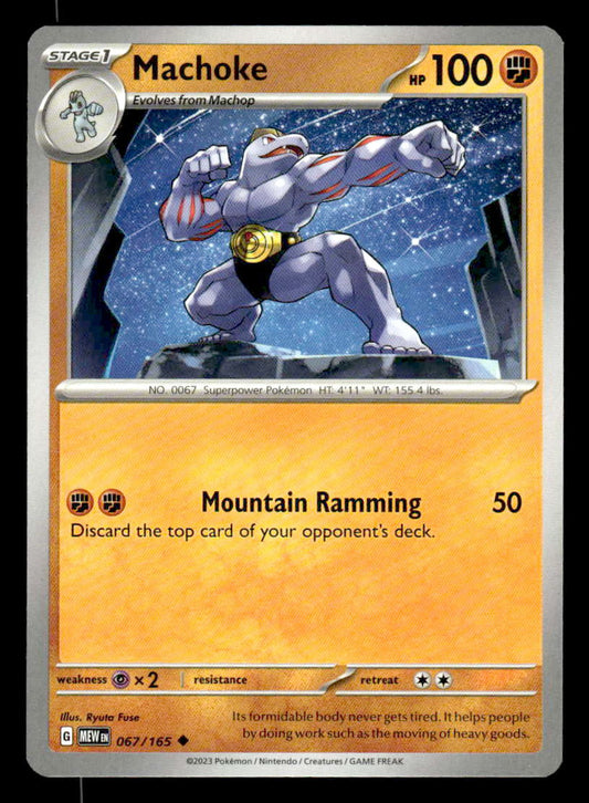 SV: Scarlet & Violet 151 #067/165 Machoke