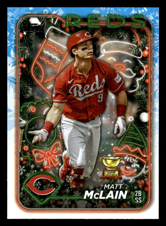 2024 Topps Holiday #H185 Matt McLain