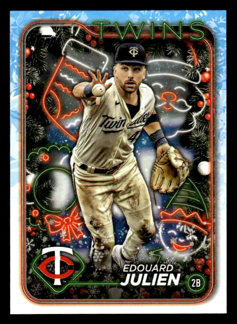 2024 Topps Holiday #H174 Edouard Julien
