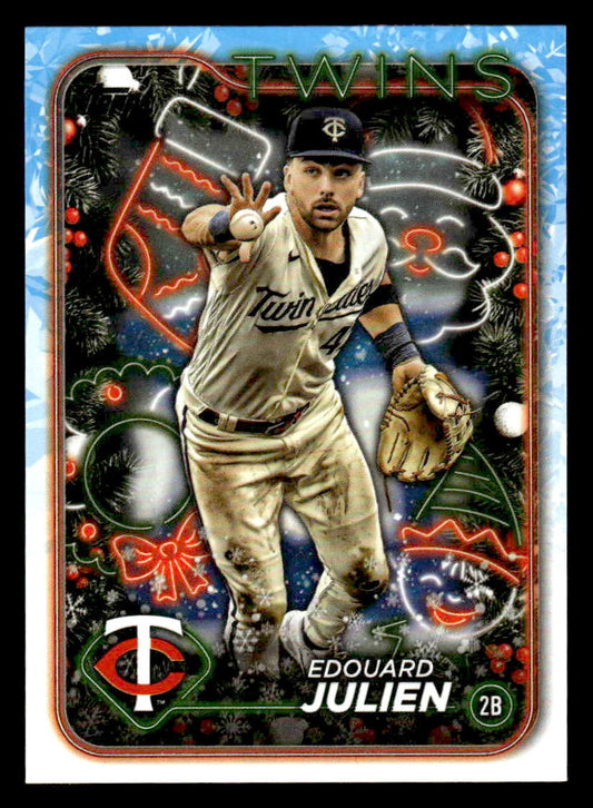 2024 Topps Holiday #H174 Edouard Julien