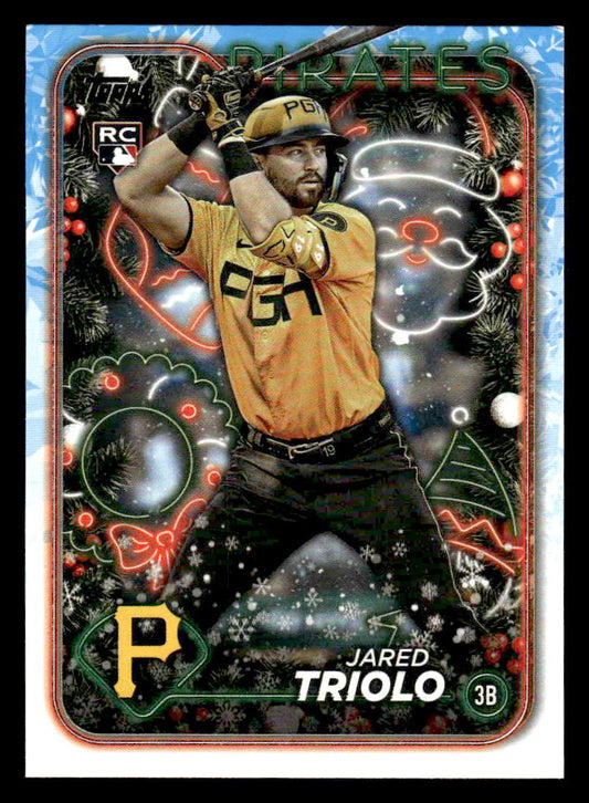 2024 Topps Holiday #H188 Jared Triolo