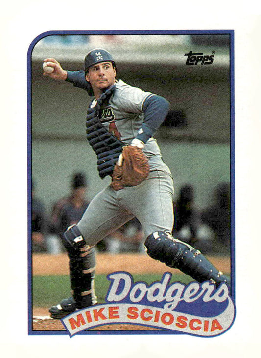 1989 Topps #755 Mike Scioscia