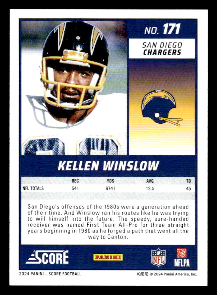 2024 Score #171 Kellen Winslow