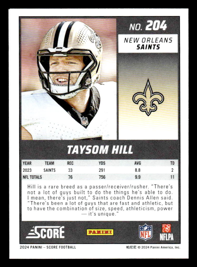 2024 Score #203 Alvin Kamara