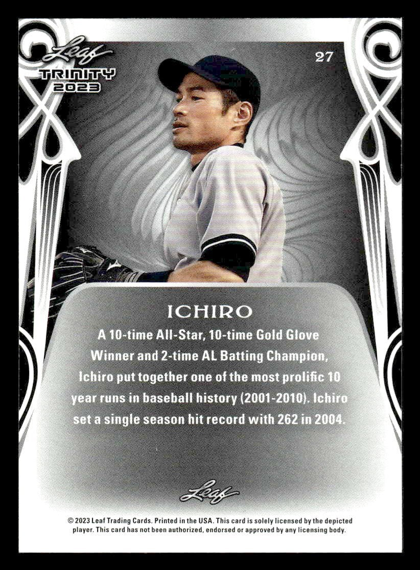 2023 Leaf Trinity #27 Ichiro