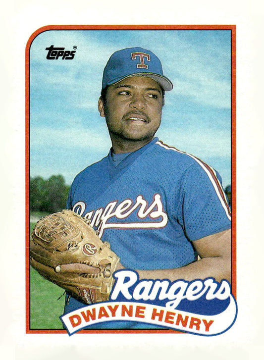 1989 Topps #496 Dwayne Henry
