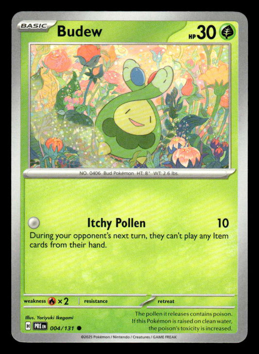 SV: Prismatic Evolutions #004/131 Budew Common