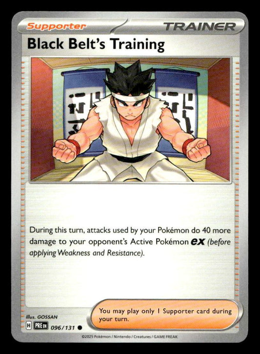 SV: Prismatic Evolutions #096/131 Black Belt's Training Common
