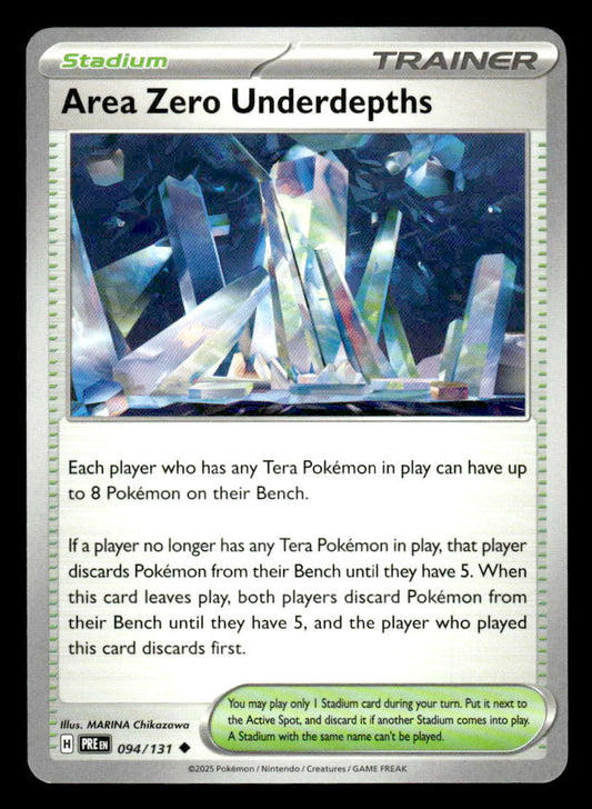 SV: Prismatic Evolutions #094/131 Area Zero Underdepths Uncommon