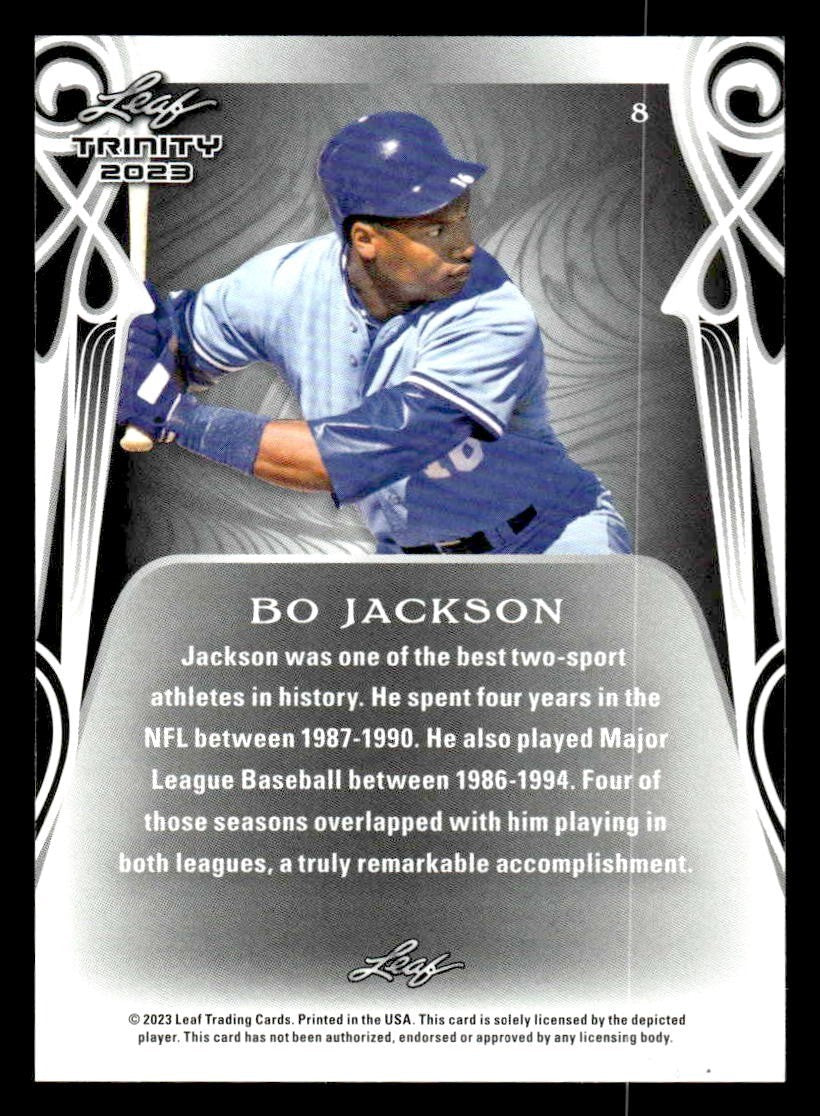 2023 Leaf Trinity #8 Bo Jackson
