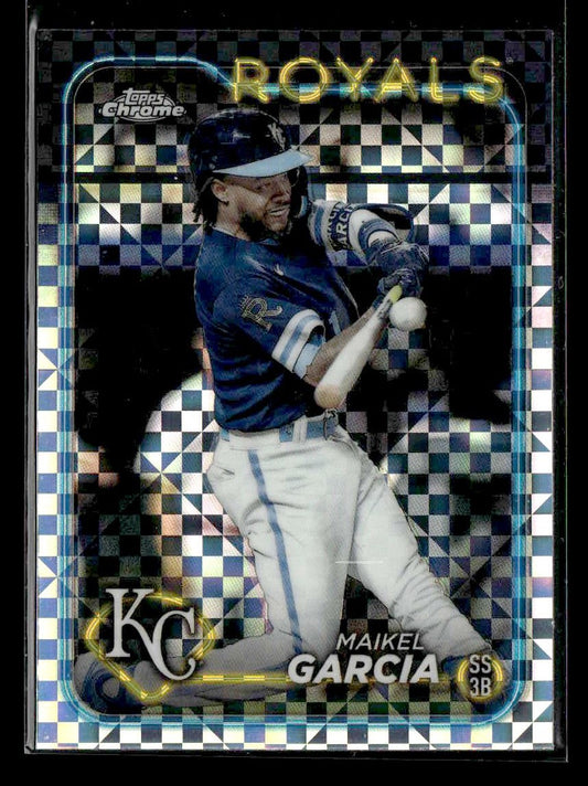 2024 Topps Chrome #246 Maikel Garcia X-Fractors