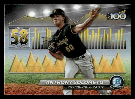 2024 Bowman #BTP-58 Anthony Solometo Bowman Scouts' Top 100