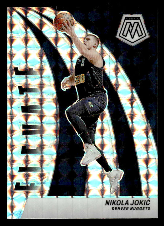 2023-24 Panini Mosaic #5 Nikola Jokic Elevate Mosaic