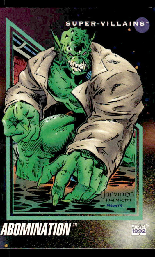 1992 Impel Marvel Universe #101 Abomination