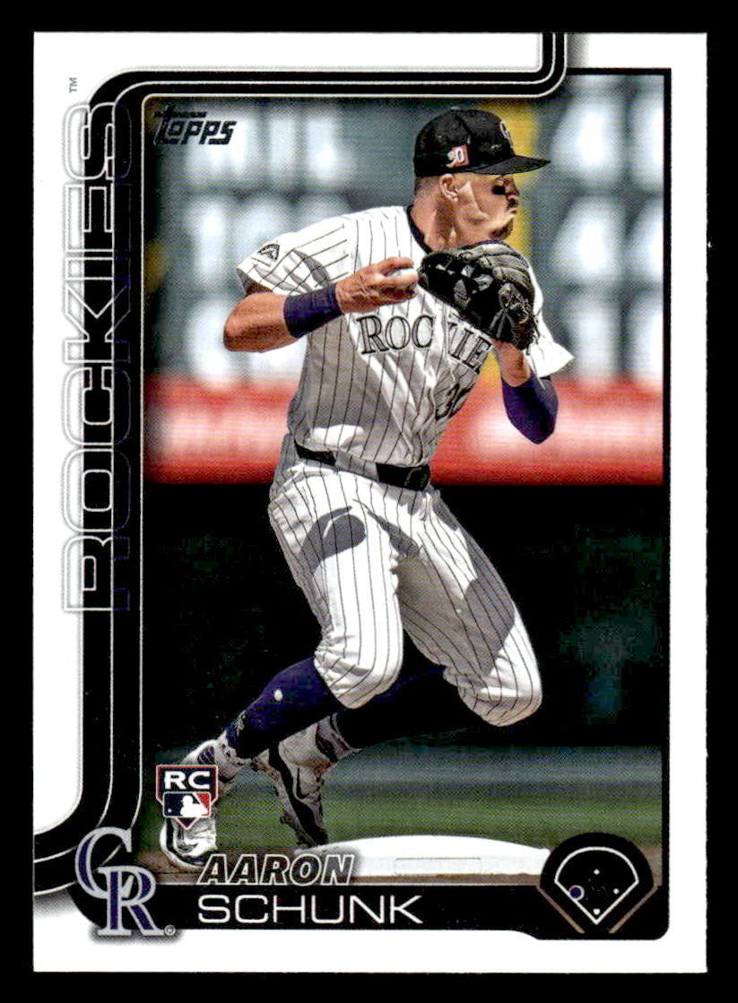 2025 Topps #196 Aaron Schunk