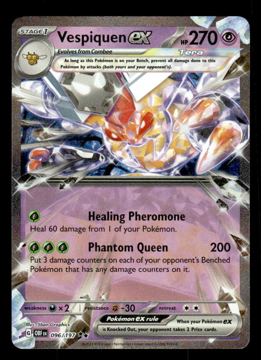 SV03: Obsidian Flames #096/197 Vespiquen ex Double Rare