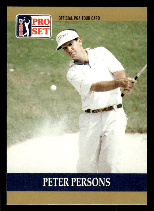 1990 Pro Set PGA Tour #18 Peter Persons