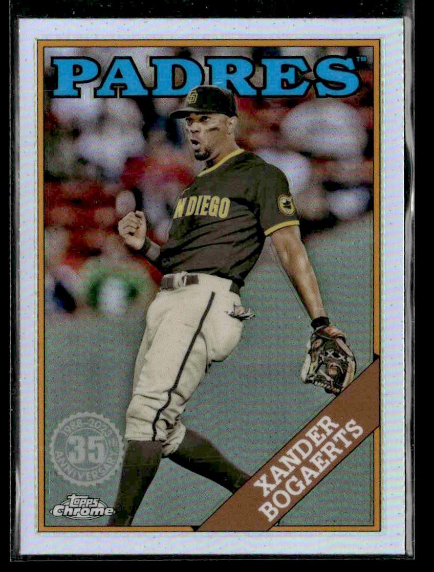 2023 Topps Chrome #88BC-8 Xander Bogaerts 1988 Topps Baseball 35th Anniversary