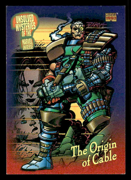 1993 SkyBox Marvel Universe #137 The Origin of Cable