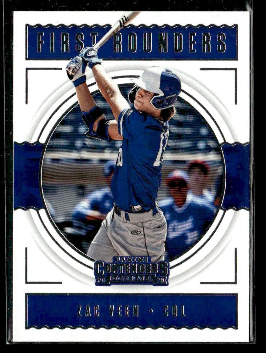 2020 Panini Contenders #FR-8 Zac Veen First Rounders