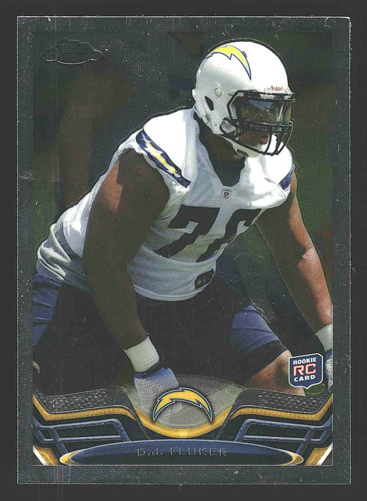 2013 Topps Chrome #134 D.J. Fluker