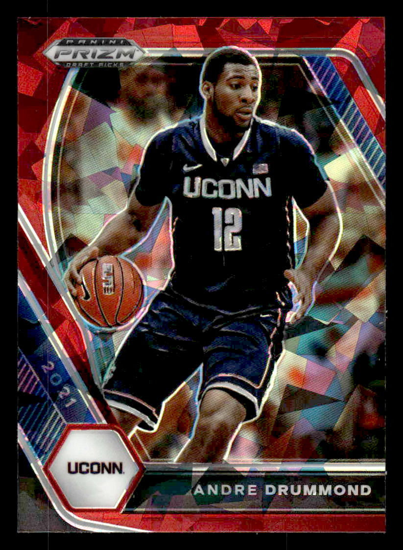 2021 Panini Prizm Draft Picks #92 Andre Drummond Red Ice