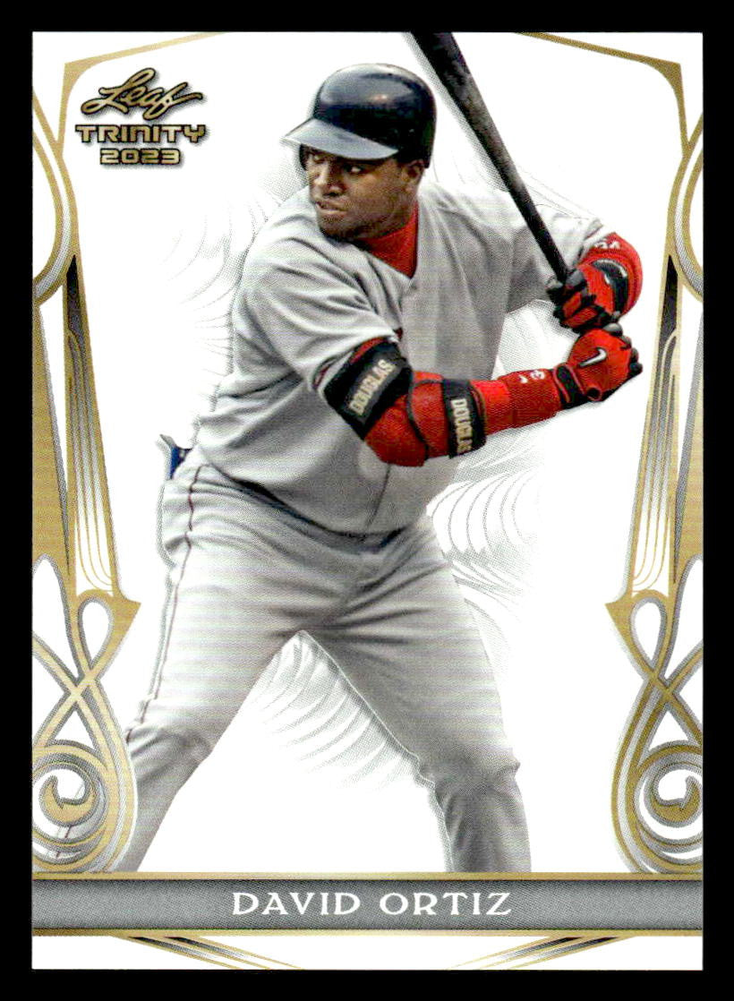 2023 Leaf Trinity #15 David Ortiz