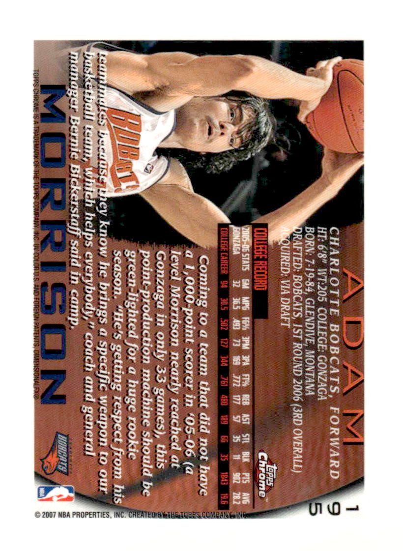2006-07 Topps Chrome #195 Adam Morrison 1996-97 Variations