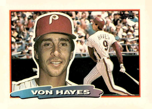 1988 Topps Big #139b Von Hayes
