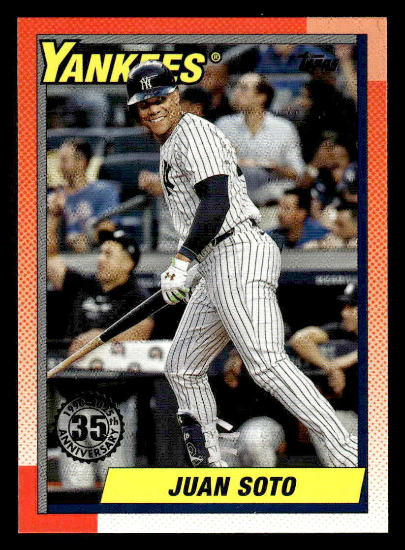 2025 Topps #T90-10 Juan Soto 1990 Topps Baseball 35th Anniversary