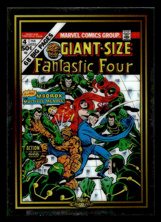 2024 Topps Chrome Marvel #MG-7 Giant Size Fantastic Four #4 Marvel 50th Annv