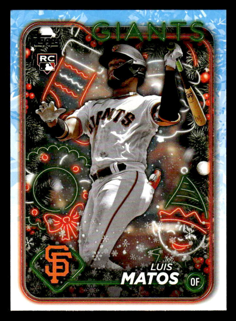 2024 Topps Holiday #H70 Luis Matos