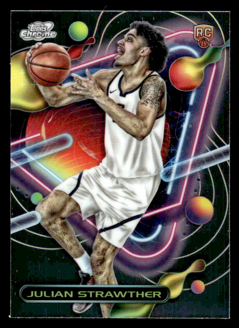 2023-24 Topps Chrome Cosmic #176 Julian Strawther
