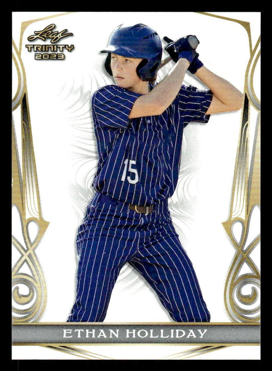 2023 Leaf Trinity #19 Ethan Holliday