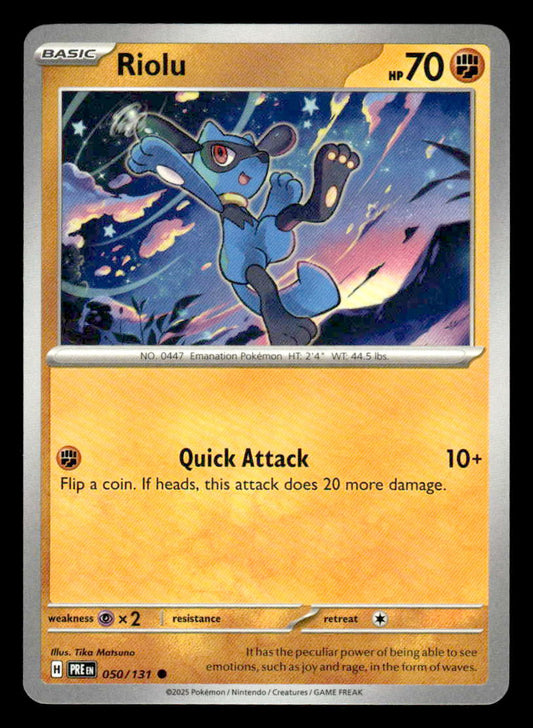 SV: Prismatic Evolutions #050/131 Riolu Common