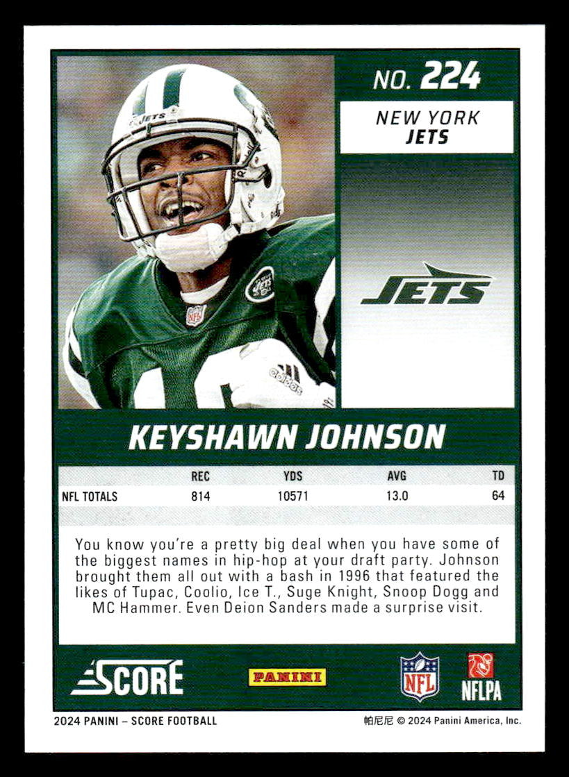 2024 Score #224 Keyshawn Johnson